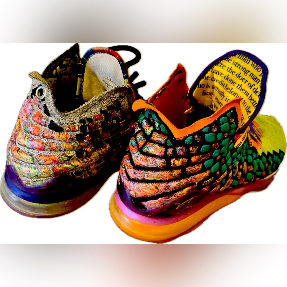 Nike LeBron 17  "What The..." colorway  12 M. Great Condition